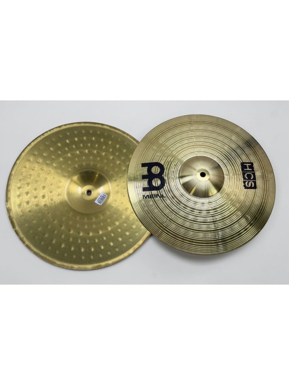 Meinl Hi-Hat 14" Cymbals HCS Brass Top and Bottom 2 Piece Traditional